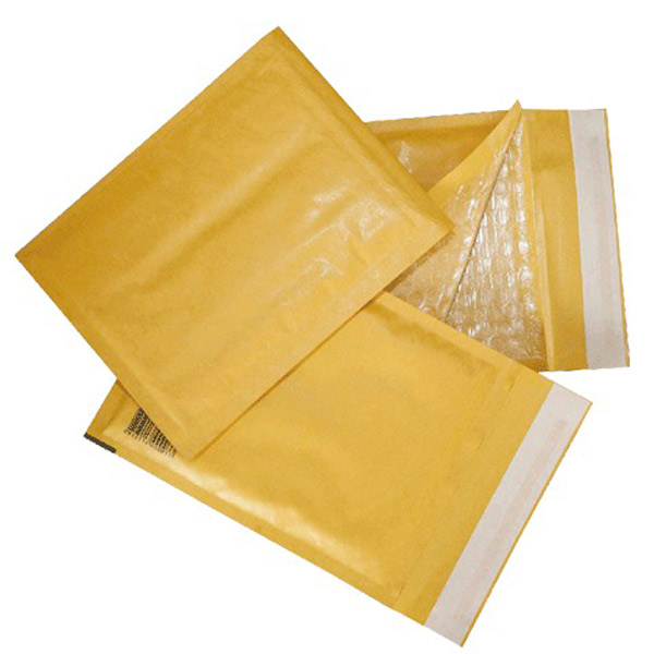 Почтовый пакет, с прослойкой из воздушной пленки, нестандартный формат, плоский, 240*330 мм, крафт-бумага, цвет коричневый, стрип, в упаковке  10 шт., КУРТ, Россия