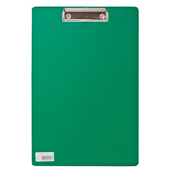 Планшет (клипборд) A4, цвет зеленый, BRAUBERG, "Comfort", картон/ПВХ, Россия
