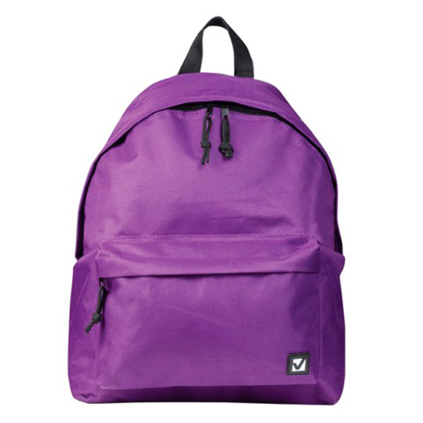 Рюкзак BRAUBERG, цвет фиолетовый, 20 л, отделений 1, Китай