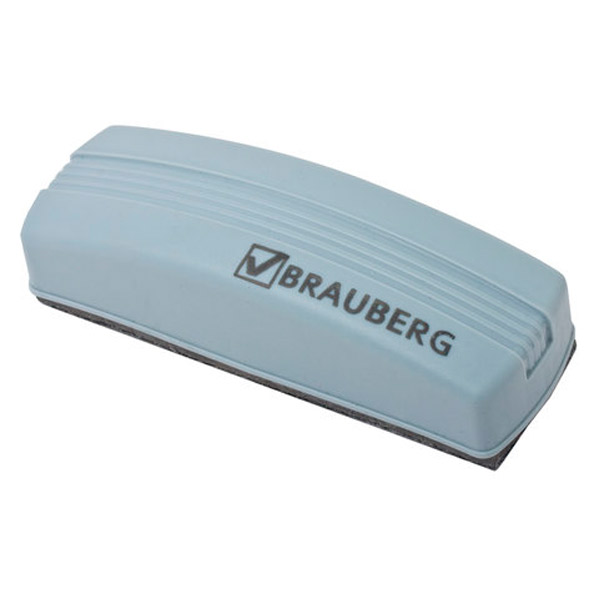Губка-стиратель для магнитно-маркерной доски, BRAUBERG, 160х55 мм, цвет серый, Китай