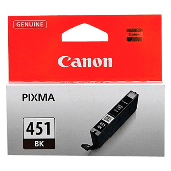 Картридж струйный Canon, CLI-451BK, оригинальный, цвет черный, Япония, 6523В001