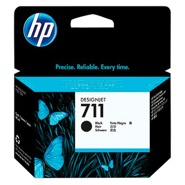 Картридж HP, 711, оригинальный, цвет черный, Малайзия, CZ133A