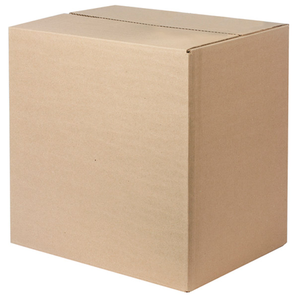 Короб картонный 370*270*370 мм, гофрокартон, Т-22, профиль B, цвет бурый, Россия