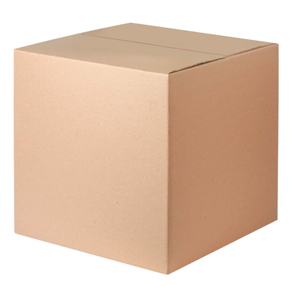 Короб картонный 400*400*400 мм, гофрокартон, Т-23, 3 слоя, профиль B, цвет бурый, Россия