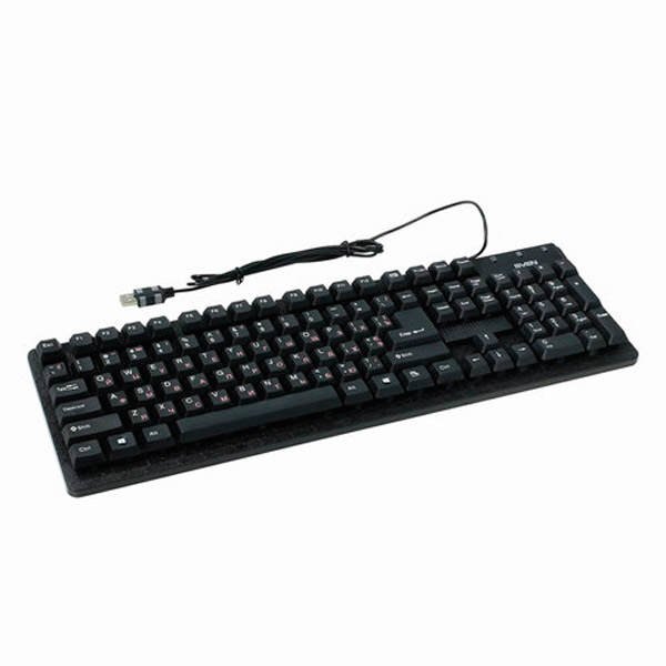 Клавиатура проводная, SVEN, "Standard 301", usb, 105 клавиш, черный, Китай, SV-03100301UB