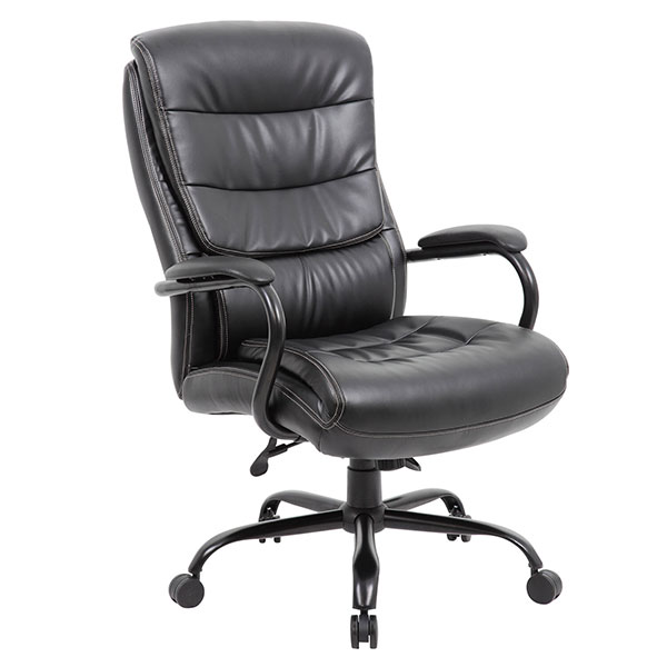 Кресло для руководителя BRABIX, PREMIUM "Heavy Duty HD-004", цвет черный, экокожа, Китай