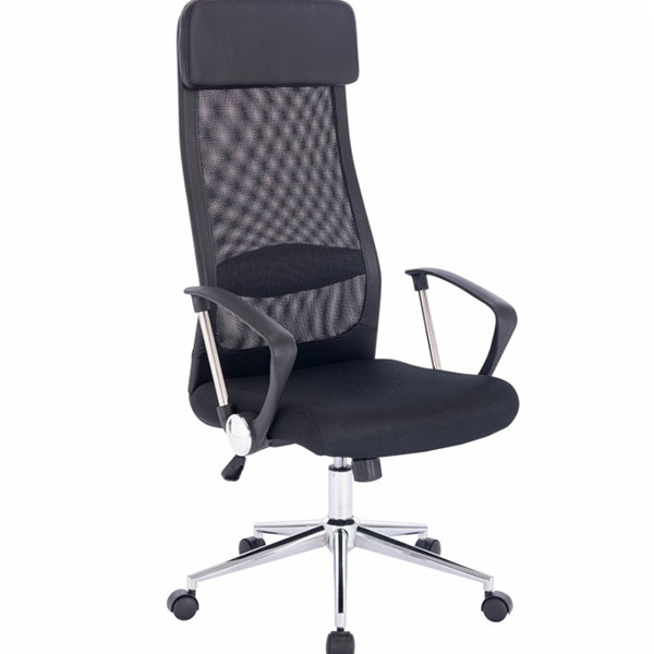Кресло для руководителя BRABIX, "Flight R EX-541", цвет черный, ткань/сетка/экокожа, Китай