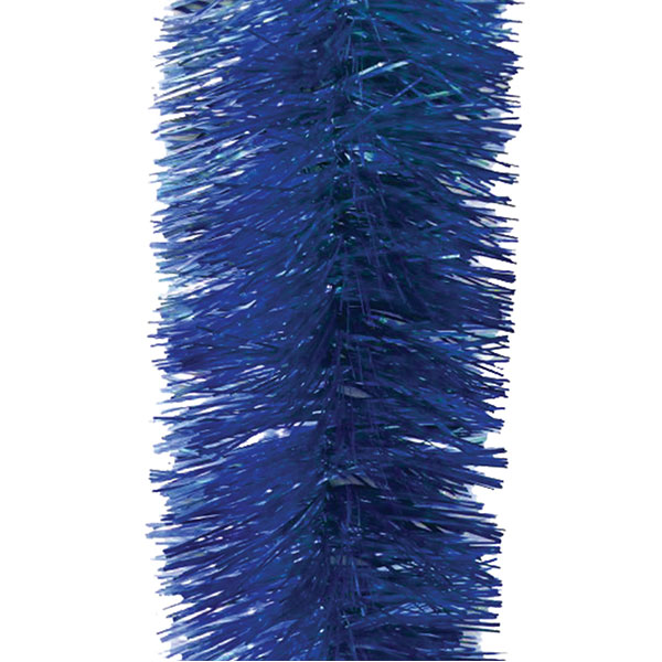 Мишура 200 см, диаметр 100 мм, цвет синий, 71390, Россия