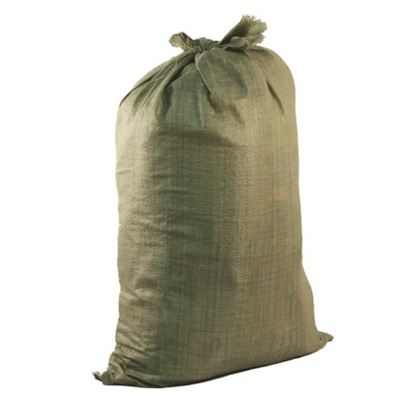 Мешки для мусора 50 кг, комплект 100 шт., цвет зеленый, полипропилен, Россия