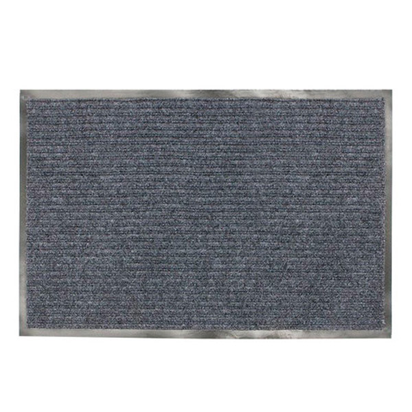 Коврик входной ворсовый, влаго-грязезащитный, ЛАЙМА,  90*120 см, серый, Китай