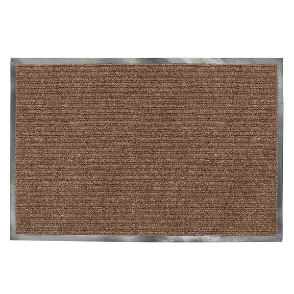 Коврик входной ворсовый, влаго-грязезащитный, ЛАЙМА,  90*120 см, коричневый, Китай