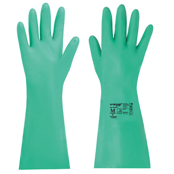 Перчатки нитриловые, многоразовые, ЛАЙМА, "Expert", размер M, цвет зеленый