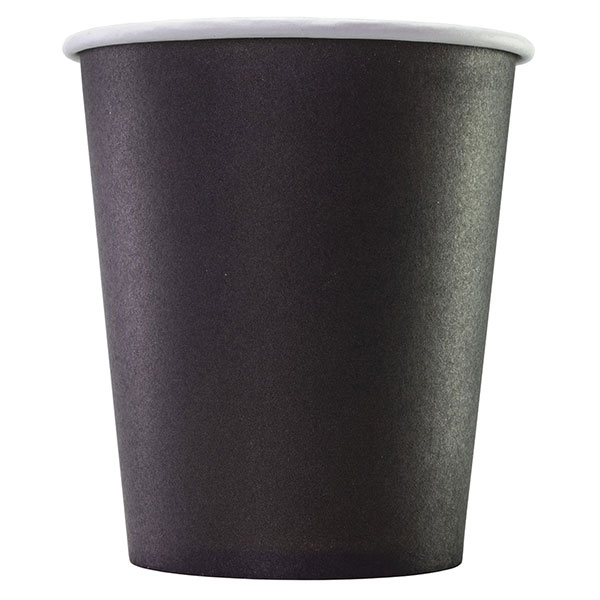 Стакан однораз. бум., 250мл,  75шт, цв.печать черный, ФОРМАЦИЯ, однослойный, для хол,гор, HB80-280-0458