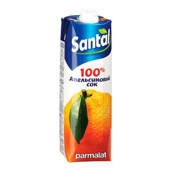 Сок SANTAL, апельсиновый, 1 л, Россия