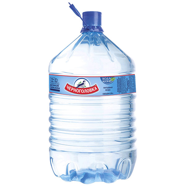 Бутилированная вода природная артезианская, Черноголовка, 19 л, одноразовая бутыль