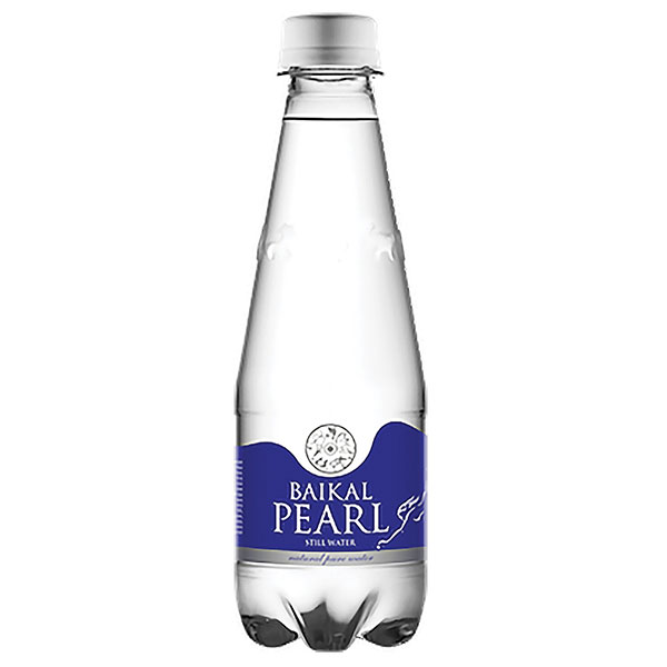 Вода негазированная природная артезианская, Жемчужина Байкала (Baikal Pearl), 0,33 л, Россия, упаковка пластиковая бутылка