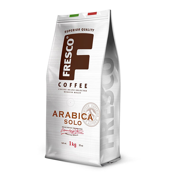 Кофе в зернах FRESCO, "Arabica Solo", вес 1000 г, Россия