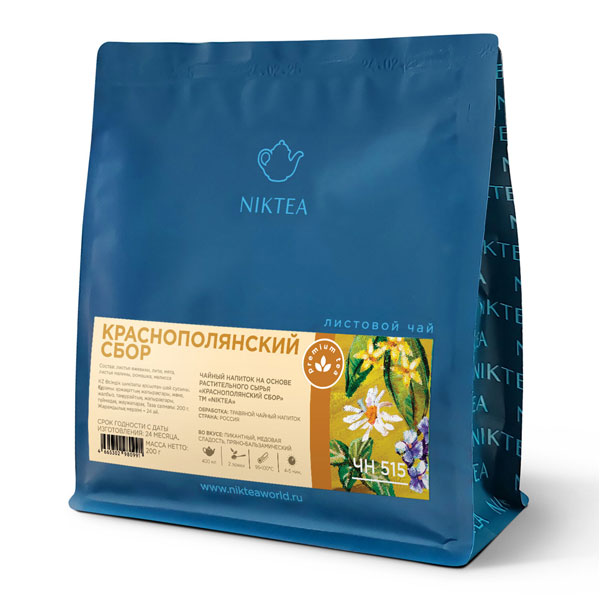 Чай листовой NIKTEA "Краснополянский сбор" травяной, 200 г, TNIKTE-GP0012