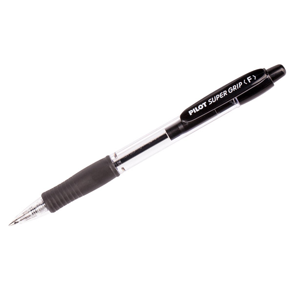 Ручка шариковая автоматическая Pilot, BPGP-10R-F, цвет чернил черный, толщина линии письма 0,32 мм, прозрачный, Япония