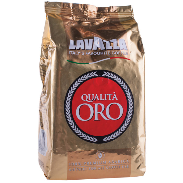 Кофе в зернах Lavazza, "Oro", вес 1000 г, 100% Арабика, Италия