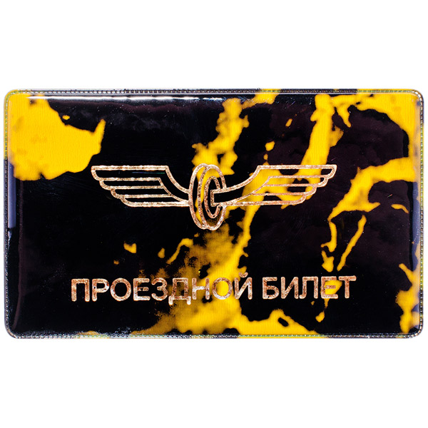 Обложка карман для проездного билета и карт, OfficeSpace, цвет ассорти, ПВХ, Россия