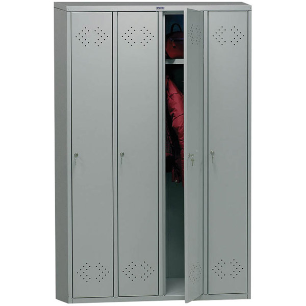 Шкаф для одежды Практик, LS (LE) -41, отделений 4, 1830*1130*500 мм, Россия