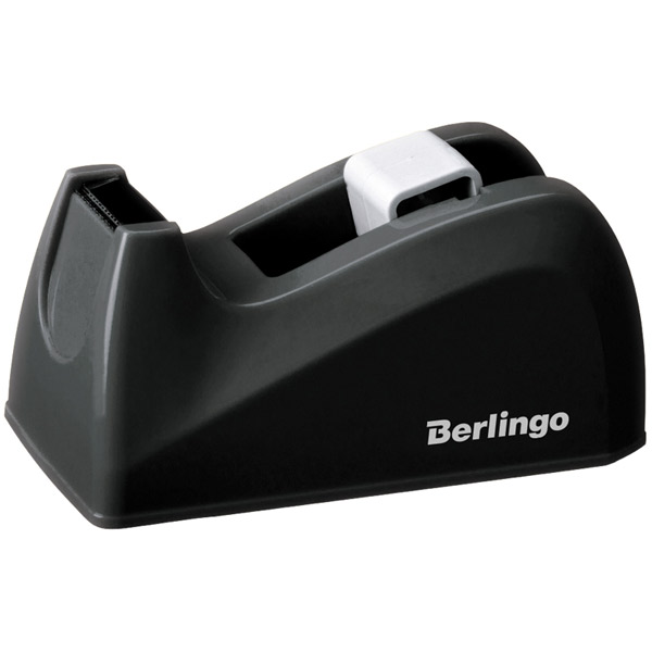 Диспенсер для клейкой ленты Berlingo, цвет черный, Китай
