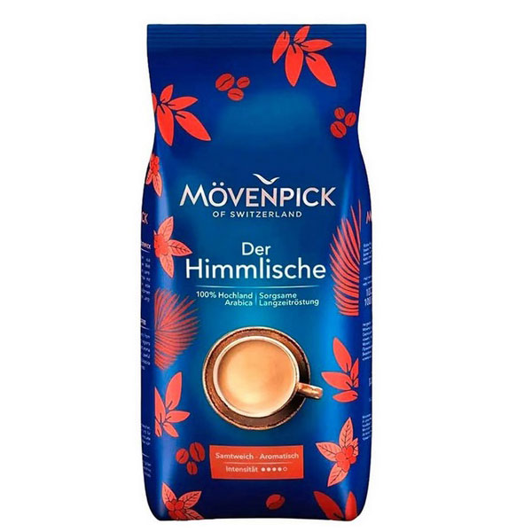 Кофе в зернах Movenpick "der Himmlische", 1000г, 100% арабика, вакуумная упаковка, Германия