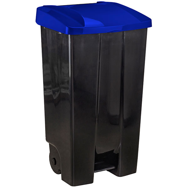 Контейнер-бак для мусора, Idea, 110 л, с крышкой, цвет синий, Россия