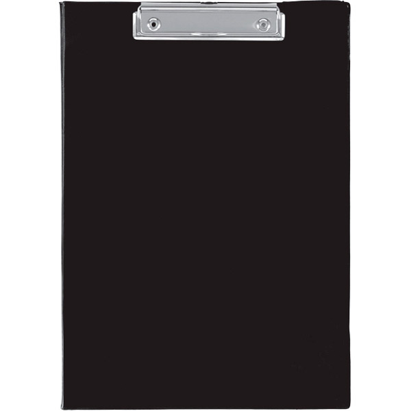 Планшет (клипборд) A4, с крышкой, цвет черный, deVENTE, картон/ПВХ, Россия