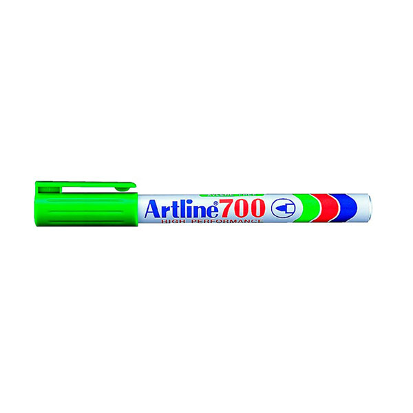Маркер перманентный круглый, ARTLINE, EK-700, толщина линии письма 0,7 мм, цвет чернил зеленый