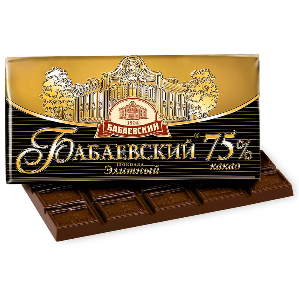 Шоколад Бабаевский, "Элитный", горький, вес  200 г, Россия