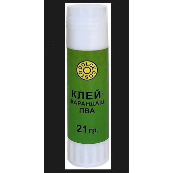 Клей-карандаш 21 г, Dolce Costo, на основе ПВА, Китай