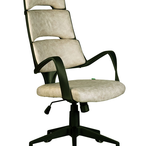Кресло для оператора Riva Chair, SAKURA (черный пластик), цвет Фьюжн пустыня Сахара, подлокотники