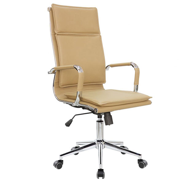 Кресло для руководителя Riva Chair, 6003-1 S, цвет кэмел, экокожа