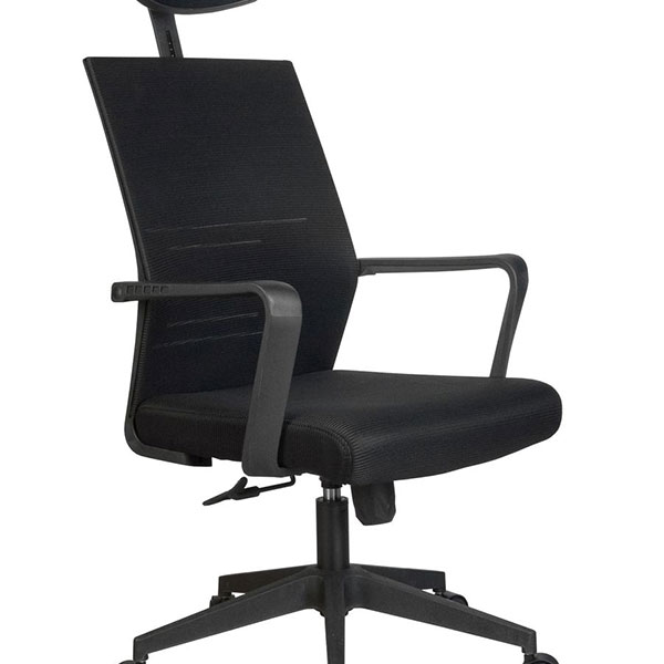 Кресло для оператора Riva Chair, A818, цвет черный, подлокотники