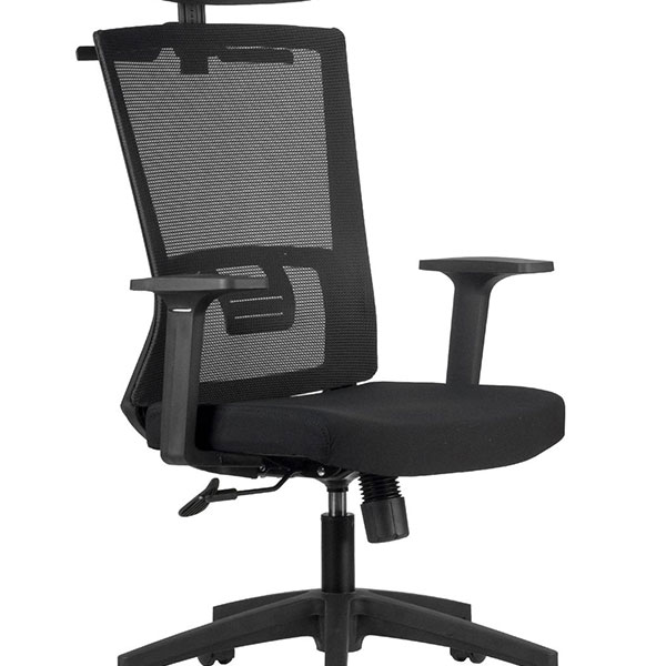 Кресло для оператора Riva Chair, A926, цвет черный, подлокотники