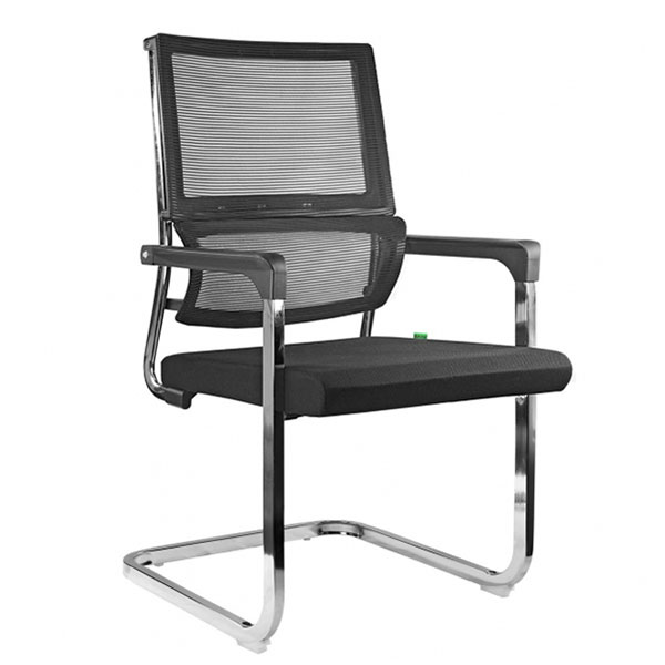 Конференц-кресло, подлокотники, Riva Chair, сетка, цвет черный, D201