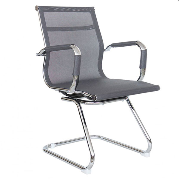 Конференц-кресло, подлокотники, Riva Chair, сетка, цвет серый, 6001-3E