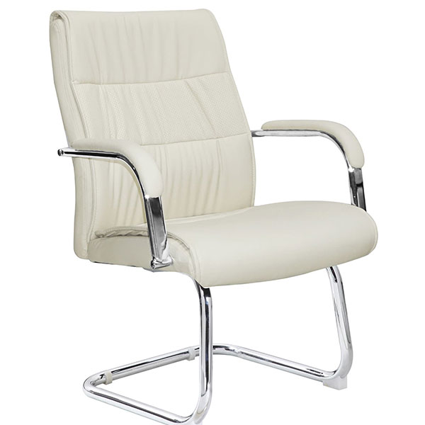 Конференц-кресло, подлокотники, Riva Chair, 9249-4, экокожа, цвет бежевый, QC09