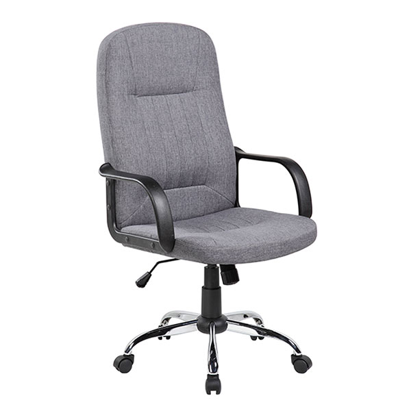 Кресло для руководителя Riva Chair, 9309-1J, цвет серый, ткань
