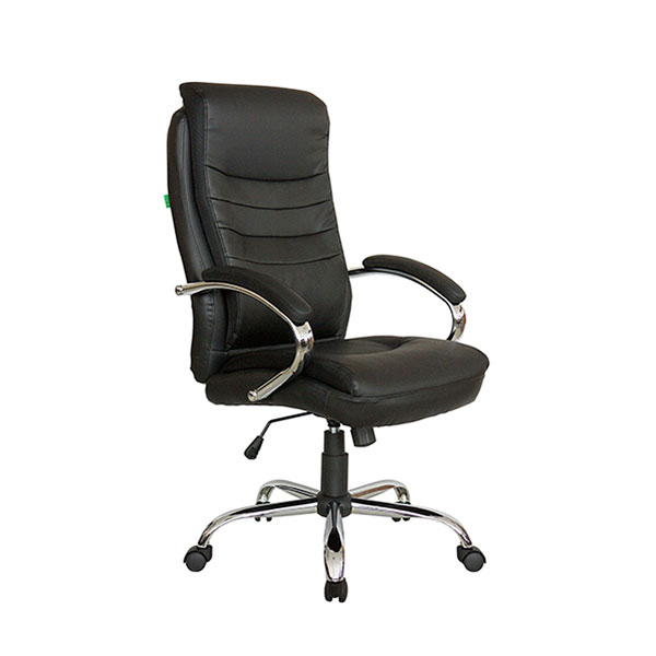 Кресло для руководителя Riva Chair, 9131, цвет черный, экокожа