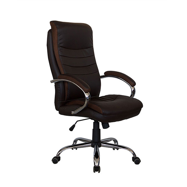 Кресло для руководителя Riva Chair, 9131, цвет коричневый, экокожа