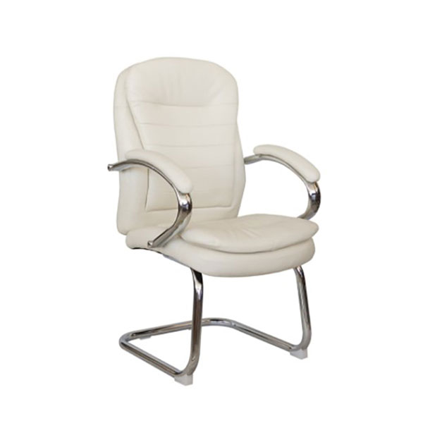 Конференц-кресло, подлокотники, Riva Chair, 9024-4, экокожа, цвет бежевый, QC-09